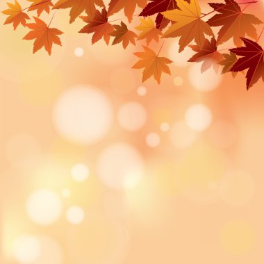 Sonbahar Pastel renk Bokeh arka plan