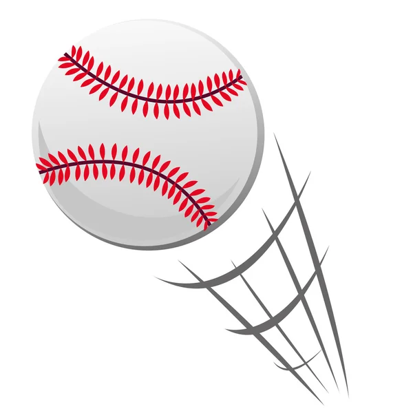 Accelerazione del movimento di baseball — Vettoriale Stock