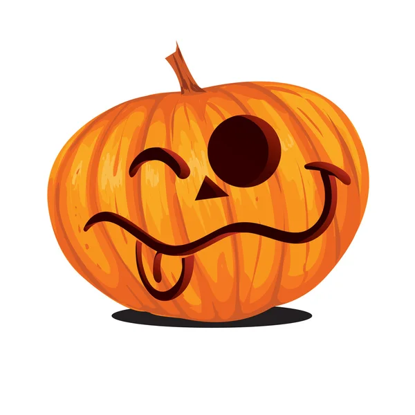 Jack O Lanterna zucca di Halloween — Vettoriale Stock