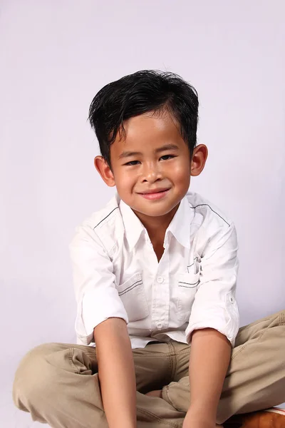Asijské boy s úsměvem — Stock fotografie