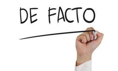 De Facto kavramı