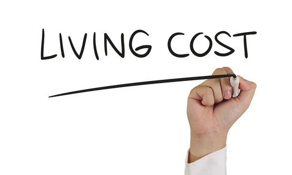 Living Cost Typography Concept — Stock Photo, Image