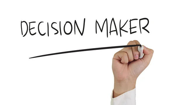 Decision Maker Concept — Stock Photo, Image