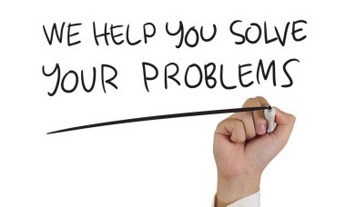 We Help You Solve Your Problems clipart