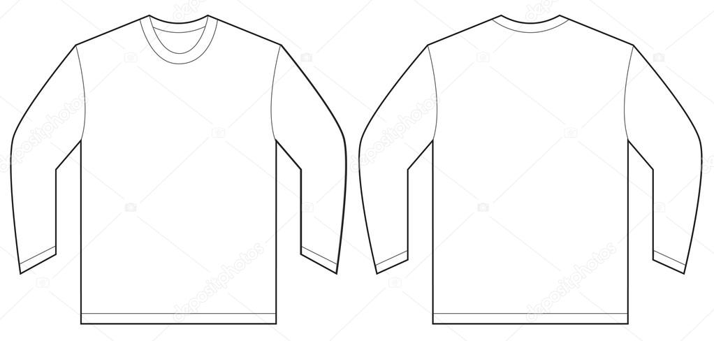 long sleeve vector