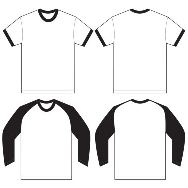 Siyah beyaz zil T-Shirt tasarım şablonu