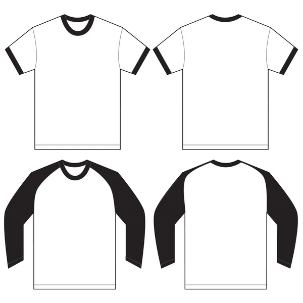 desain baju ringer tee polos depan belakang