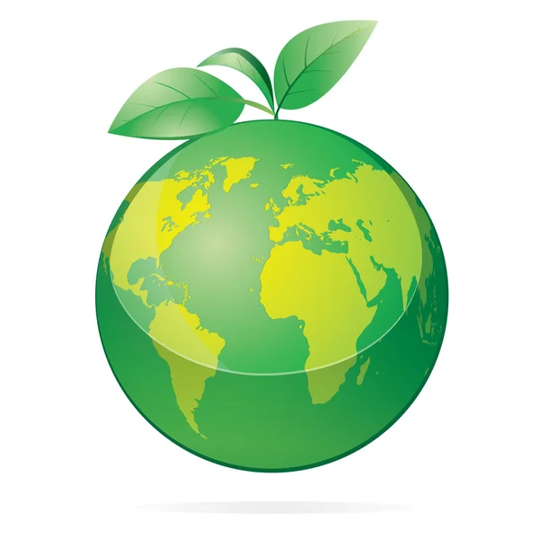 Green Earth Concept — Stock Vector