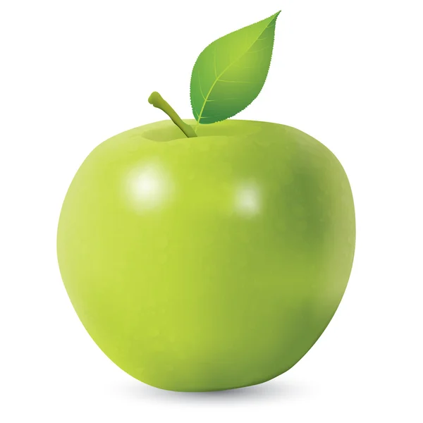 Φρέσκο ​​πράσινο μήλο — Διανυσματικό Αρχείο