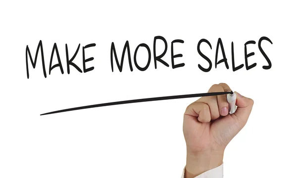 Make More Sales, Concept Typography — Stock Photo, Image