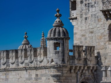 Portekiz 'deki Belen Kulesi' nin detayları.