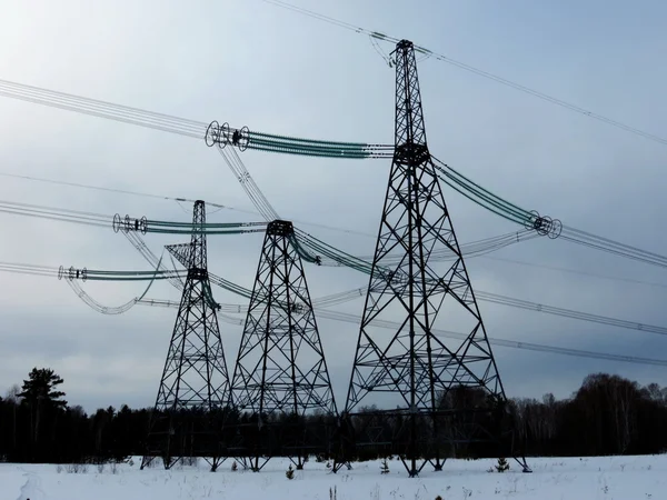 Subestações elétricas em vidas da pessoa — Fotografia de Stock