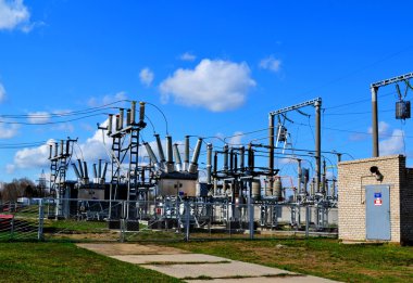 Electric substations Siberia clipart