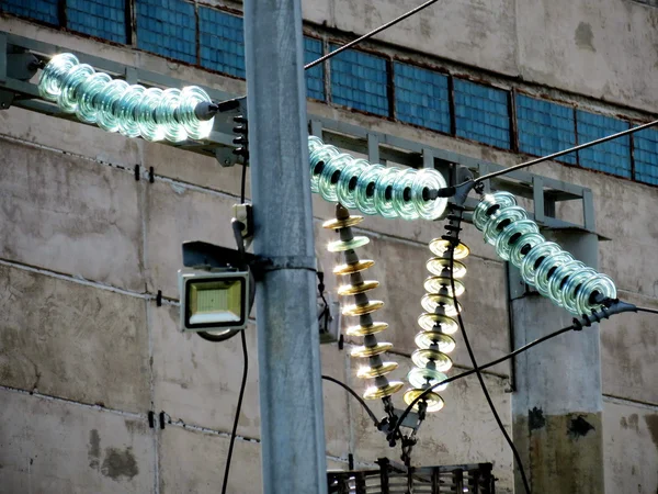 Electric substations Siberia — Stock Photo, Image