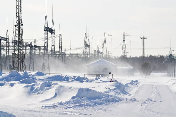 Elektropodstancii Dare Energia Buon Mercato Tutta Regione — Foto Stock