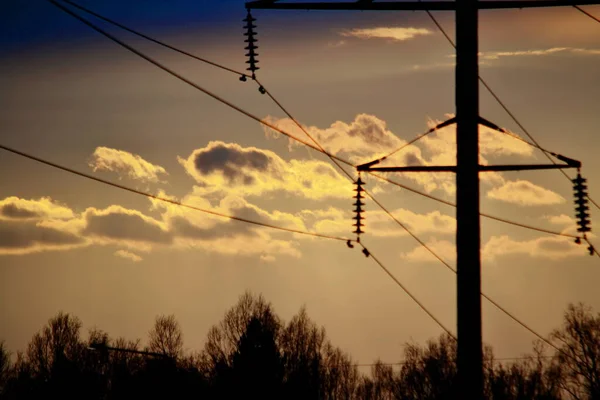 Elektropodstancii Dar Energia Barata Toda Região — Fotografia de Stock