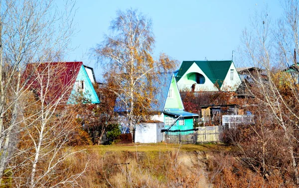 Vor Allem Bevölkerte Punkte Sibirien Dieser Dörfer — Stockfoto