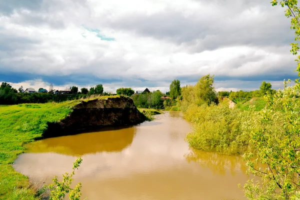 洪水对阿尔泰 — 图库照片
