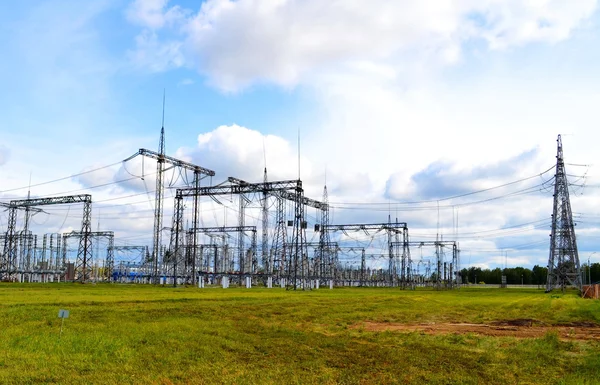 Subestação elétrica — Fotografia de Stock