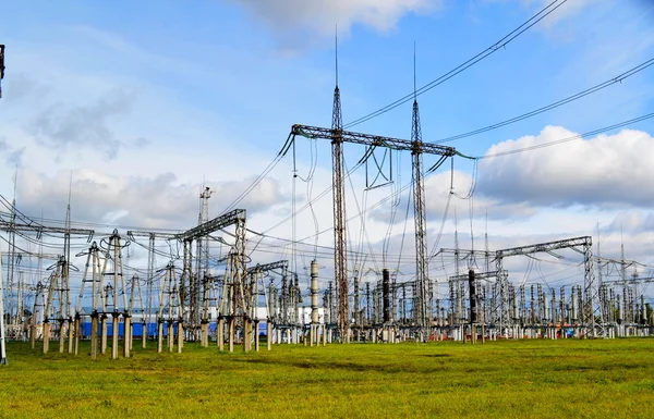 Subestação elétrica — Fotografia de Stock