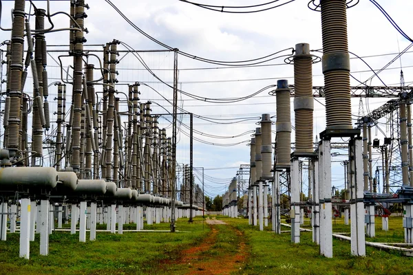 Eletricidade em serviço — Fotografia de Stock