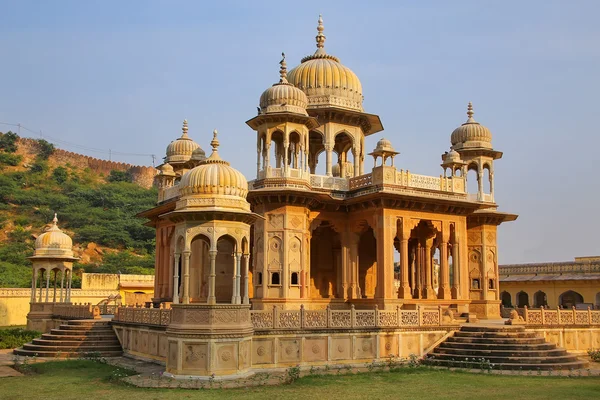 Cenotafi reali a Jaipur, Rajasthan, India — Foto Stock