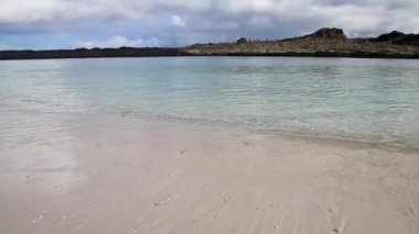 Santiago Adası Galapagos Milli Parkı, Ekvator Çin şapka beach Island gördün mü