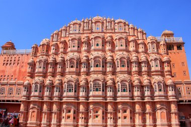Hawa Mahal - Jaipur, Rajasthan, Hindistan rüzgarlar Palace.