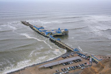 Lima Miraflres ilçesinde Pier, Peru