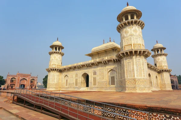 Tomba di Itimad-ud-Daulah ad Agra, Uttar Pradesh, India — Foto Stock