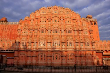 Hawa Mahal - Palace of the Winds in Jaipur, Rajasthan, India. clipart