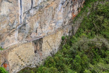 Yakın Peru Machu Picchu Inca köprü