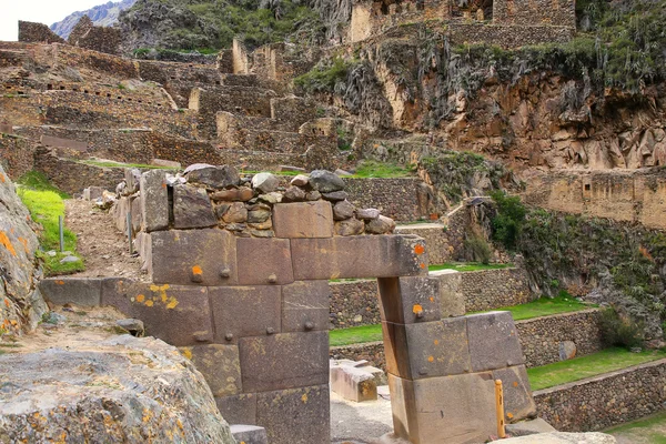 Ollantaytambo İnka Kalesi, Peru — Stok fotoğraf