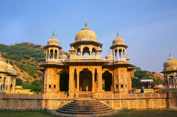 Royal cenotaphs i Jaipur, Rajasthan, Indien — Stockfoto