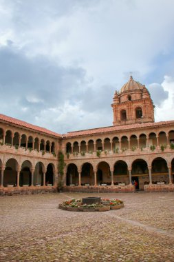 Courtyard of Convent of Santo Domingo in Koricancha complex, Cus clipart