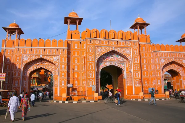 Jaipur, India-november 15: azonosítatlan emberek gyalog közelében Ajmer — Stock Fotó