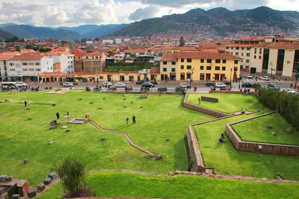 Cusco, Peru - 20 januari: Koricancha complex op 20 januari 2015 — Stockfoto