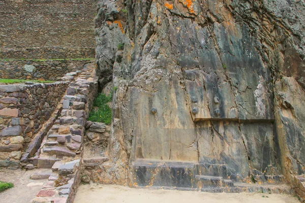 Inca Fortress in Ollantaytambo, Peru — Stockfoto