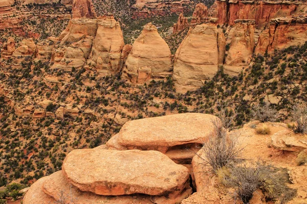 Colorado Ulusal Anıtı Ndaki Kola Fırınları Manzarası Grand Junction Abd — Stok fotoğraf