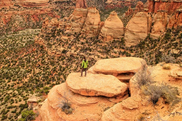 Вид Колу Ovens Colorado National Monument Grand Junction Usa — стокове фото