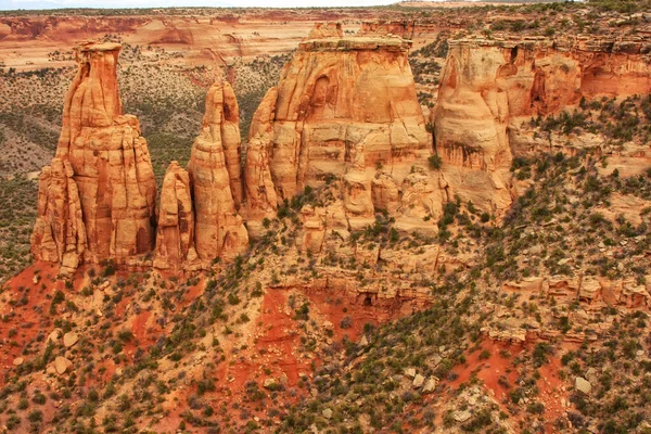 Colorado Ulusal Anıtı Grand Junction Abd Deki Boru Organı Oluşumunun — Stok fotoğraf