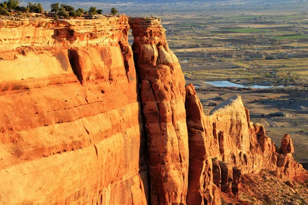 Colorado Ulusal Anıtı Grand Junction Abd Deki Pencere Kayası Manzarası — Stok fotoğraf