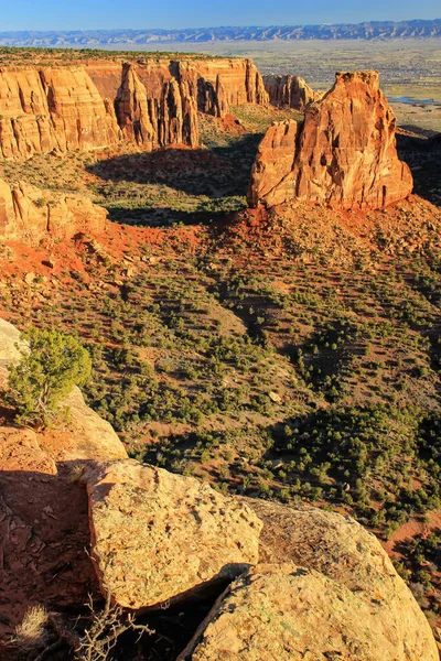 Blick Auf Monument Canyon Und Independence Rock Colorado National Monument — Stockfoto