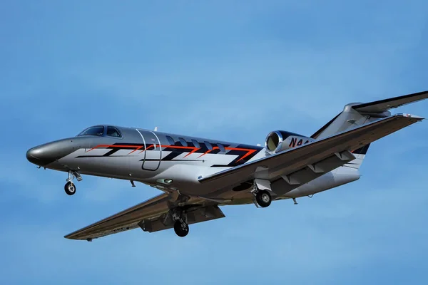 Centennial Usa Październik Cessna 525C Citationjet Leci Października 2020 Roku — Zdjęcie stockowe