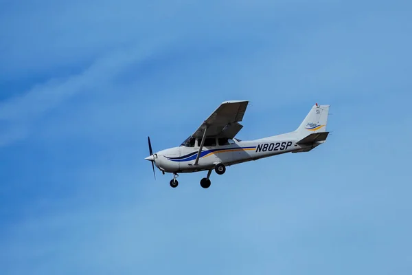 Centennial Usa Říjen Letadlo Cessna Létá Října 2020 Stém Ročníku — Stock fotografie