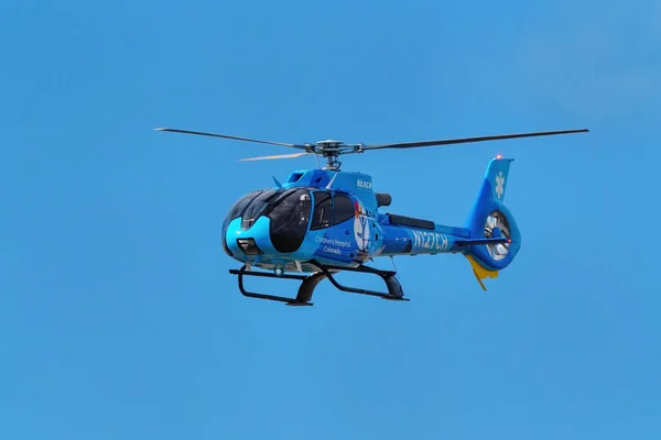 Centennial Usa Oct Vrtulník Air Medical Services Přistane Října 2020 — Stock fotografie