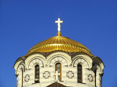 ayrıntı kubbe, St. vladimir Katedrali, chersonesos tauric
