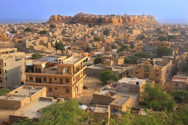 Veduta del forte Jaisalmer e della città, India — Foto Stock