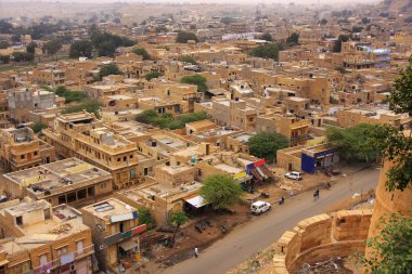 jaisalmer fort, Hindistan şehirden görünüm