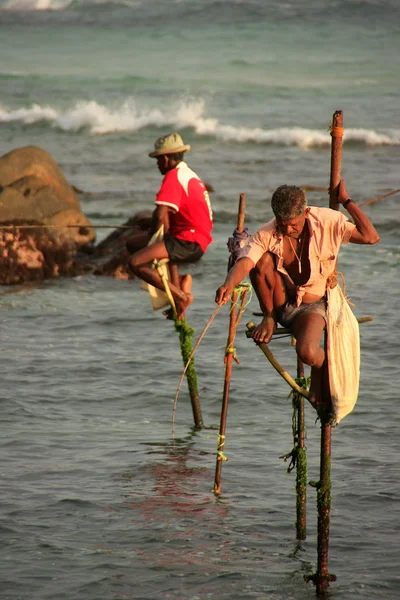 Peixarias em Unawatuna, Sri Lanka — Fotografia de Stock